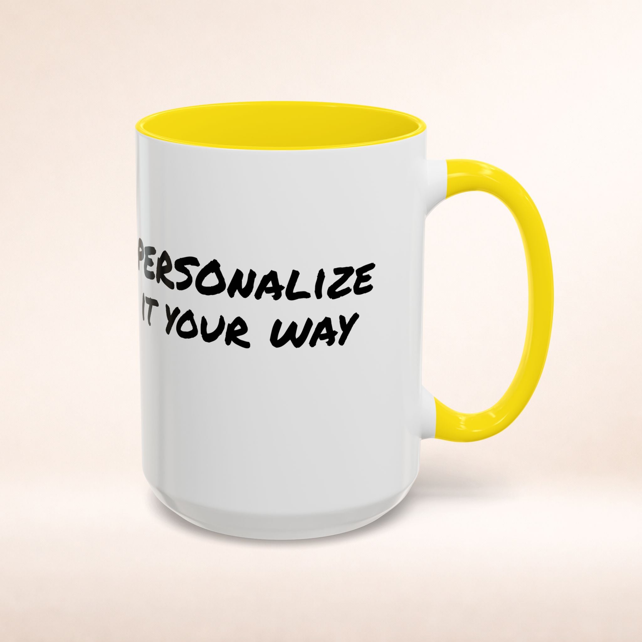 Friends-inspired funny "The Routine" accent coffee mug by Printify with a humorous design on white ceramic.