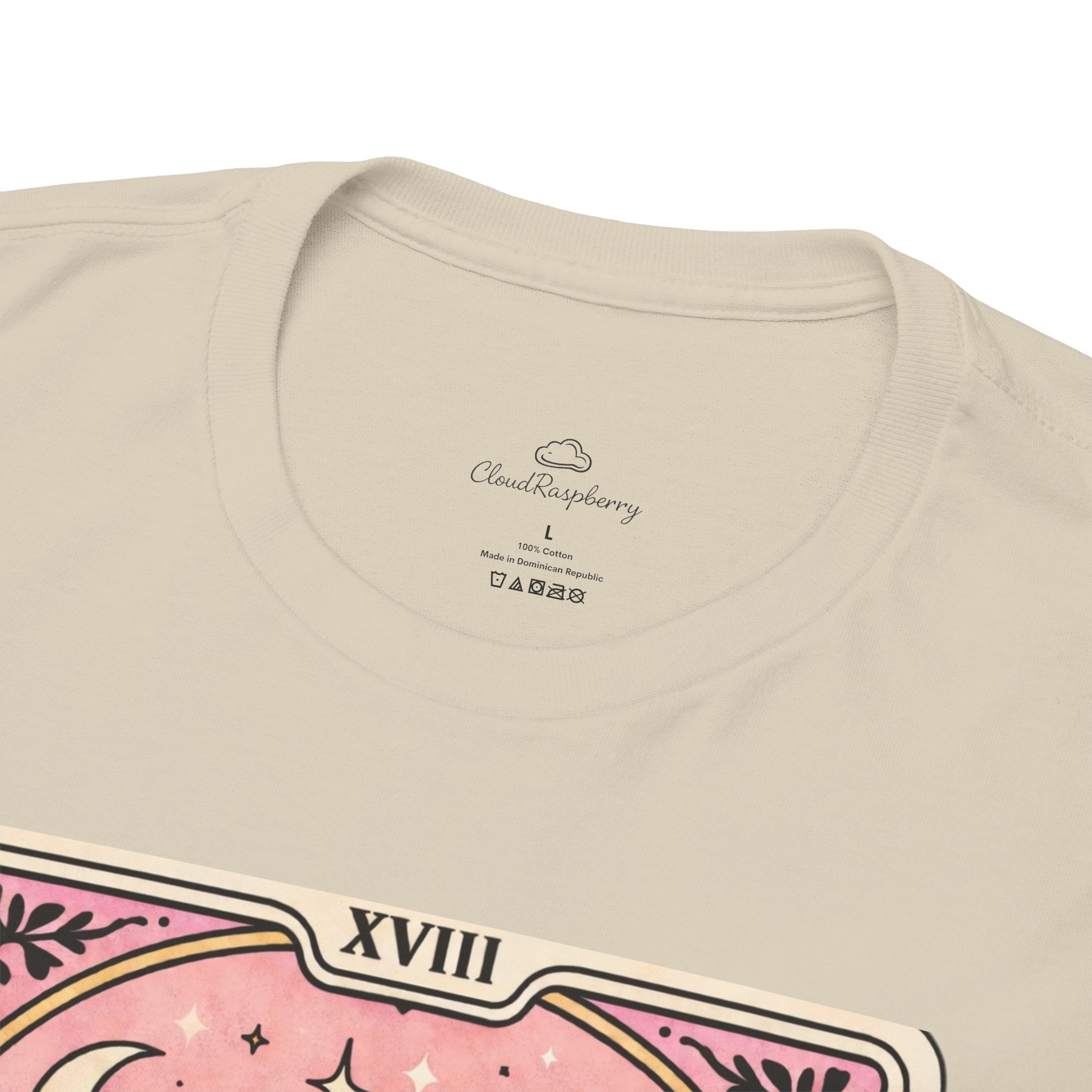Personalized emotional support T-shirt featuring a funny dog mom tarot design, perfect for poodle moms and anxiety comfort.