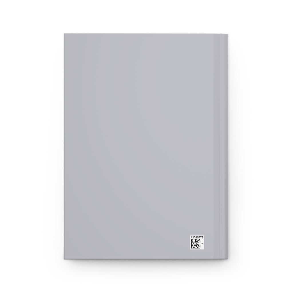 Custom Morning Pages Journal Vol. 03 hardcover with minimalist design, personalized guided reflection notebook by Printify.