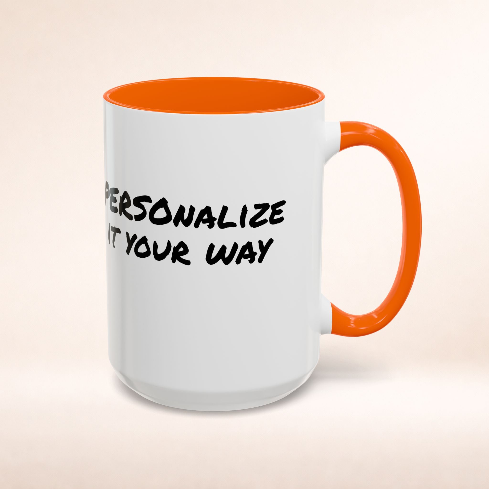Friends-inspired funny "The Routine" accent coffee mug by Printify with a humorous design on a ceramic mug.