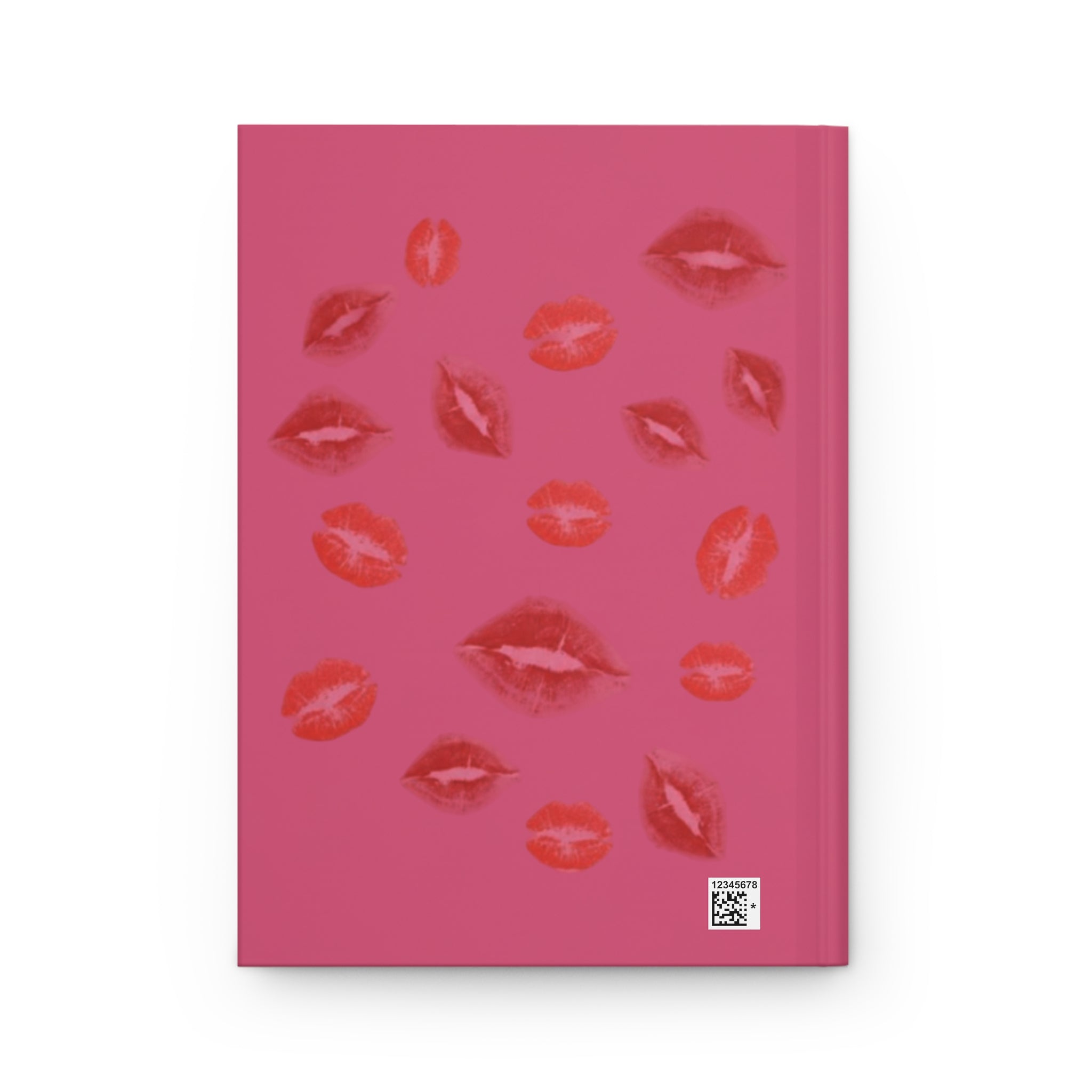 Personalized pink Y2K aesthetic Burn Book journal by Printify, featuring custom cover design and paper pages.