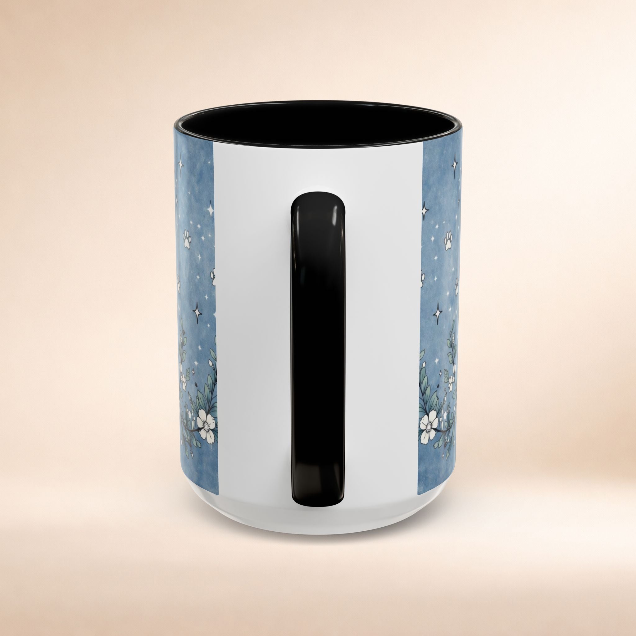 Personalized Chow Chow Mom tarot card coffee mug with custom name, featuring a Chow Chow dog design for dog lovers.