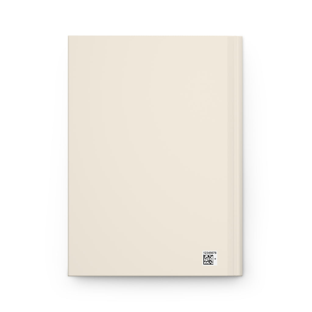 Custom Morning Pages Journal Vol. 2 with hardcover, minimalist design, personalized guided reflection notebook by Printify.