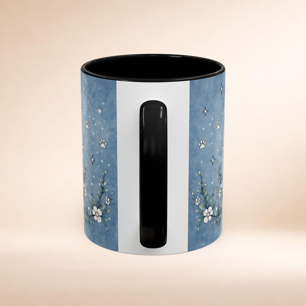 Personalized Chow Chow Mom tarot card mug with custom name, featuring a Chow Chow dog and heartfelt loyalty design.
