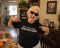 Premium "Now I'm Mr. Charisma Fucking Pablo Escobar" cotton T-shirt with Dracula lyrics, featuring bold printed text on a stylish tee.