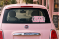 'Please Don’t Honk At Me I’m Probably Already Crying' Funny Car Sticker — Vinyl Decal