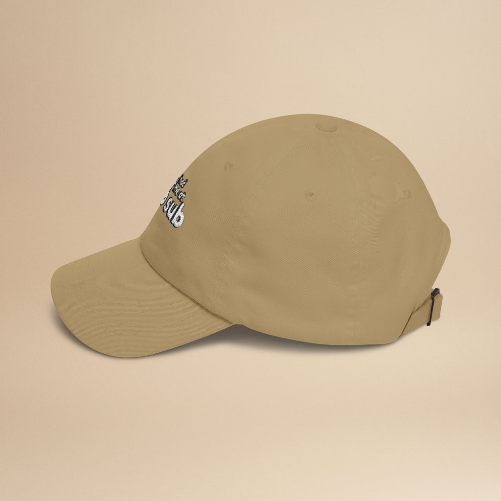 Embroidered cotton Florida pub sub hat with "You Had Me At Pub Sub" slogan, stylish casual cap from Printify.