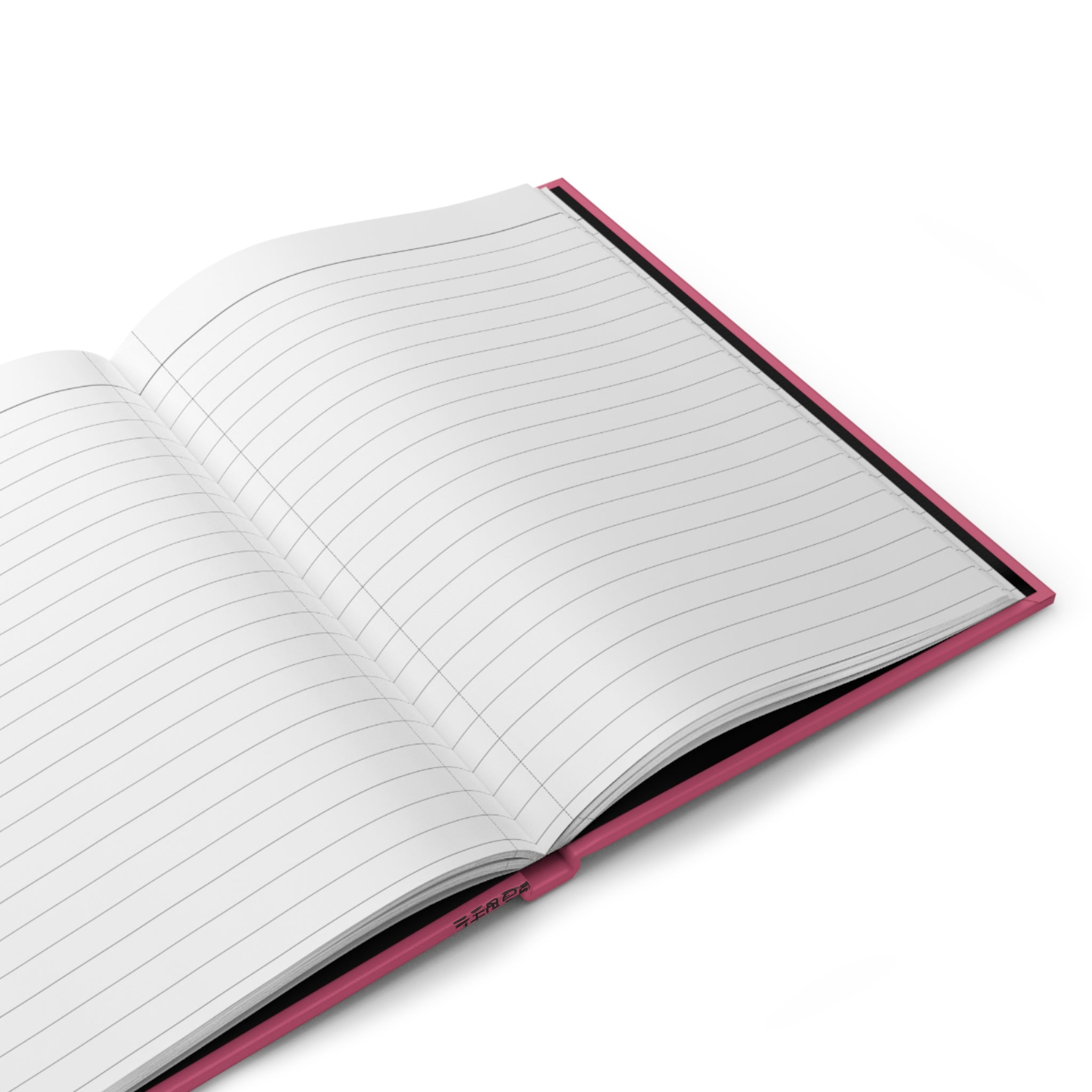 Personalized pink Y2K aesthetic burn book journal with custom cover design, ideal for writing and creative notes.