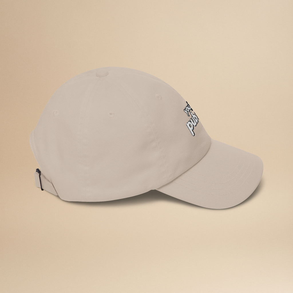 Embroidered cotton Florida Pub Sub Sandwich cap with "You Had Me At Pub Sub" design, stylish hat by Printify.