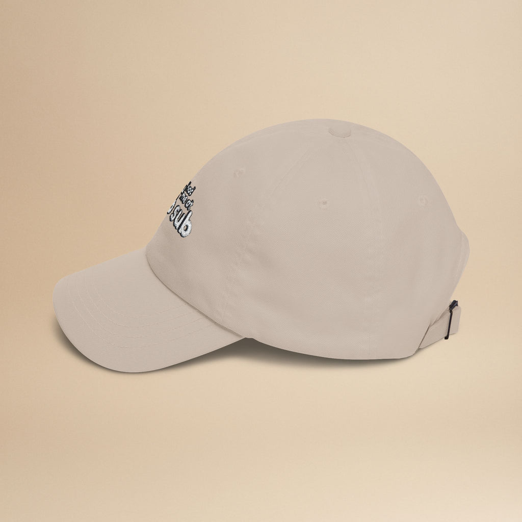 Embroidered cotton Florida pub sub sandwich hat with "You Had Me At Pub Sub" design, stylish casual cap by Printify.