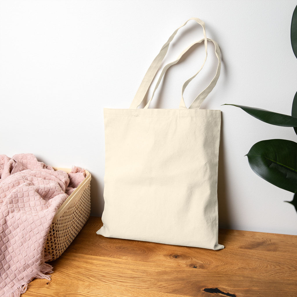 Black social justice tote bag with "If you are neutral you have chosen the oppressors" slogan and Lady Justice design, Printify brand.