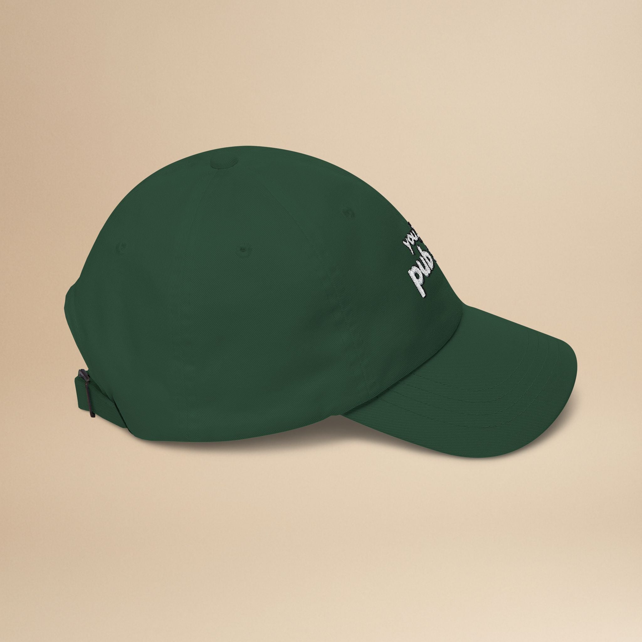 Premium embroidered cotton Florida pub sub sandwich hat with "You Had Me At Pub Sub" design, featuring a stylish, casual cap.